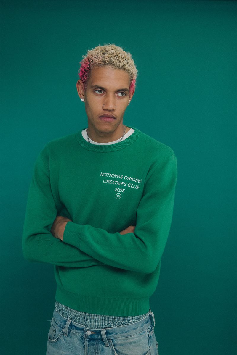 Dice Knit Jumper (GREEN)