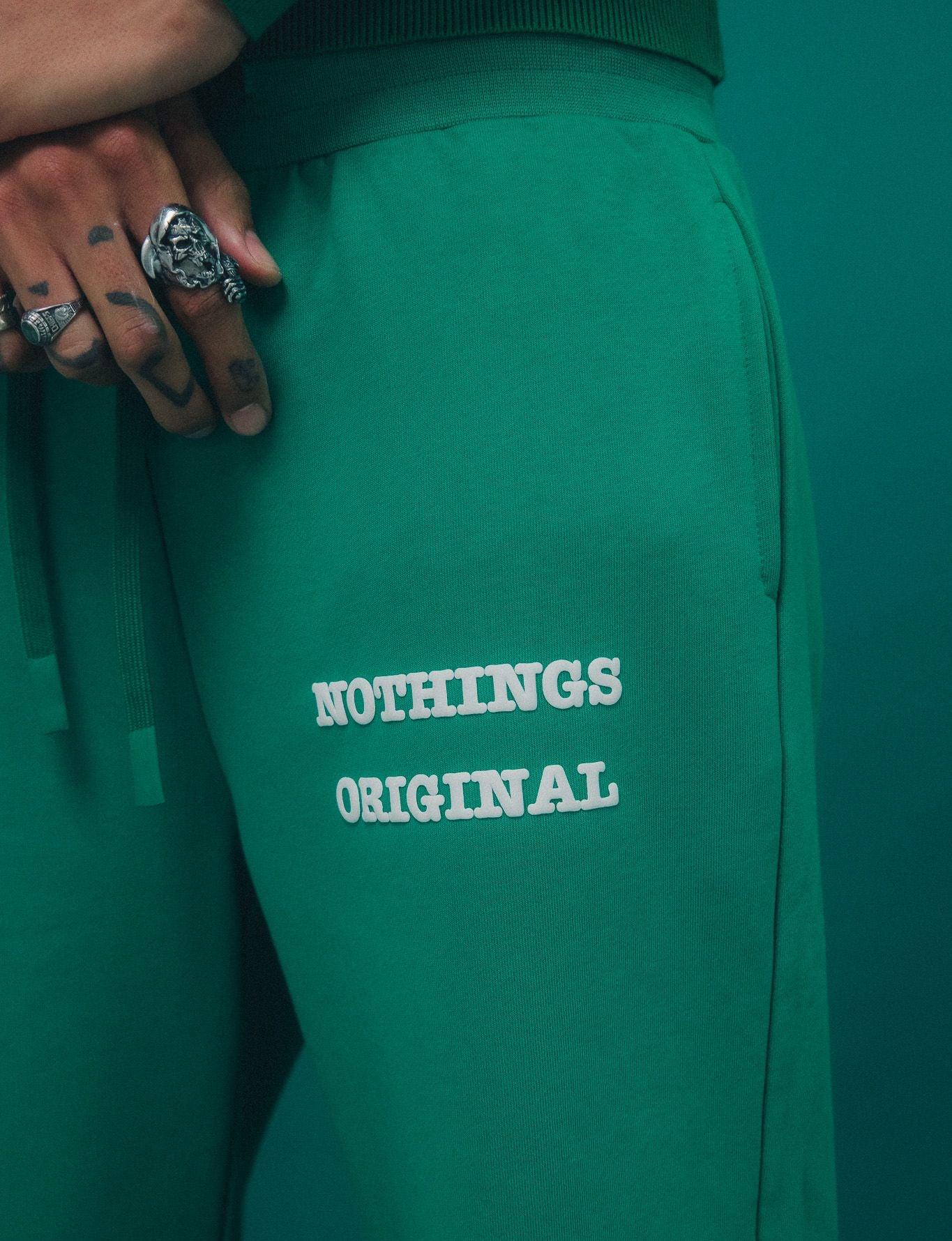 Dice Straight Leg Joggers (GREEN)