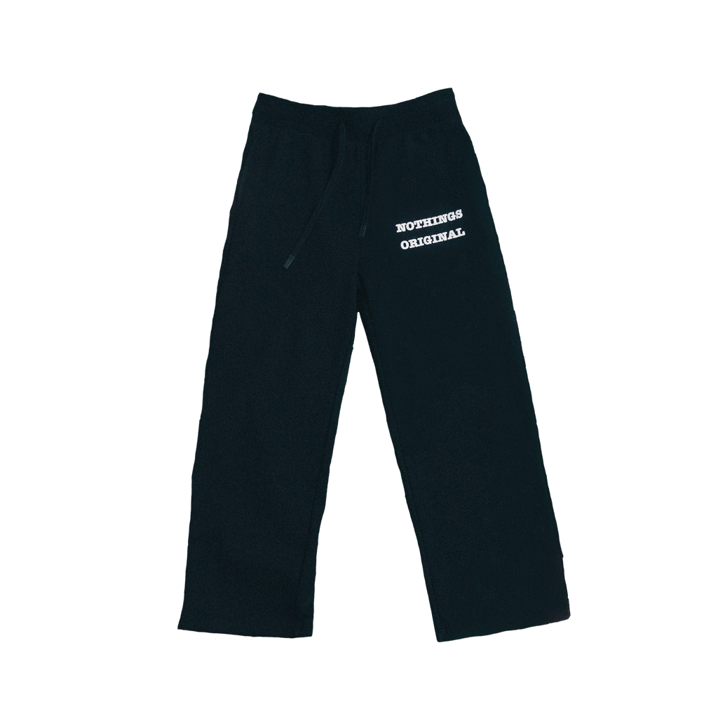 Dice Straight Leg Joggers (BLACK)