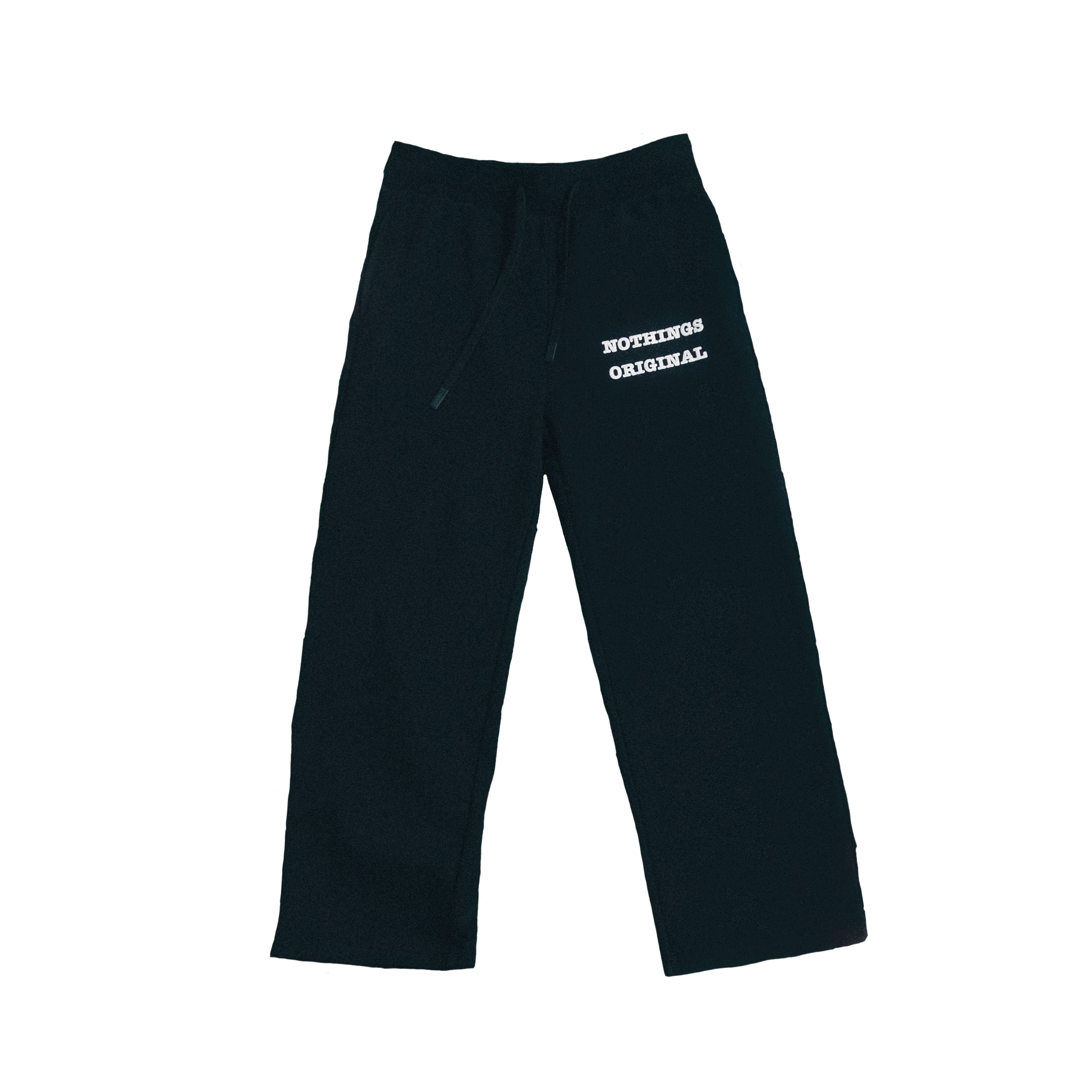 Dice Straight Leg Joggers (BLACK)