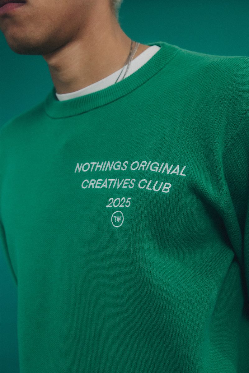 Dice Knit Jumper (GREEN)