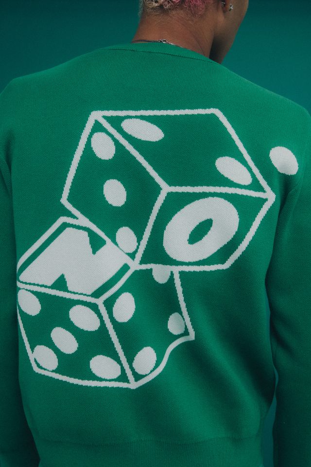 Dice Knit Jumper (GREEN)