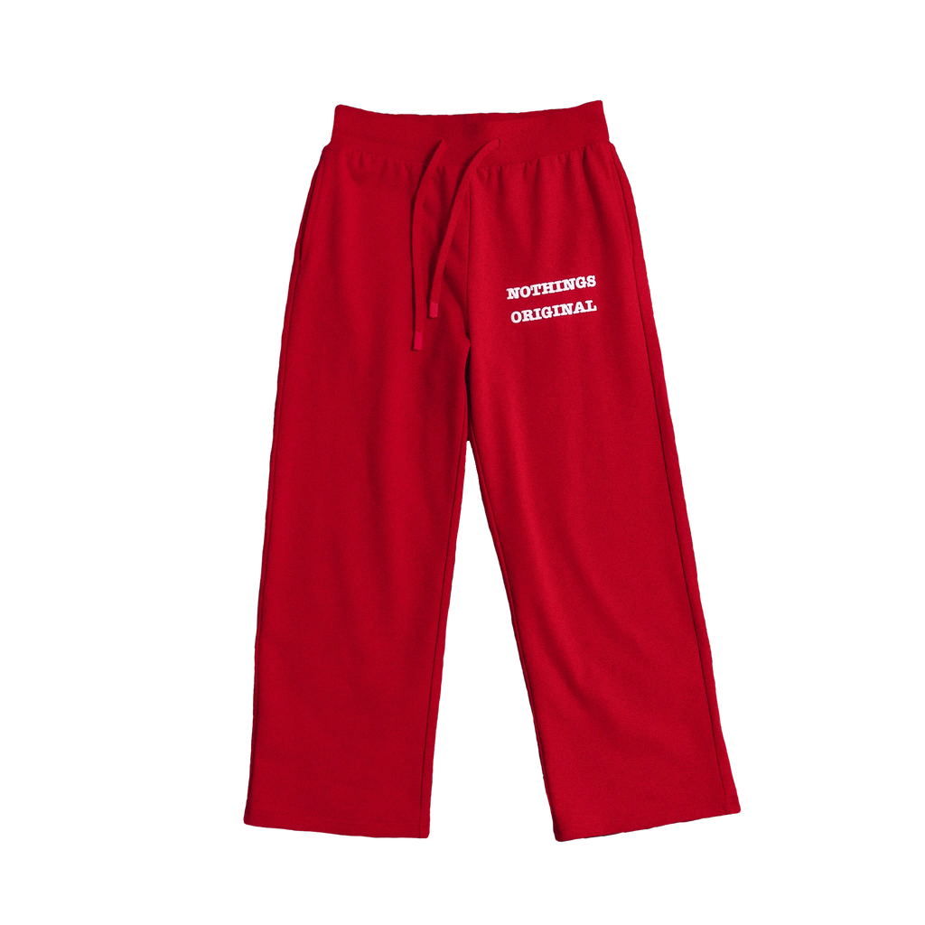 Dice Straight Leg Joggers (RED)